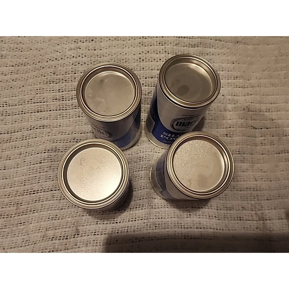 Lot Of 4 Softsheen Carson Magic Regular Strength Shaving‎ Powder 5 oz